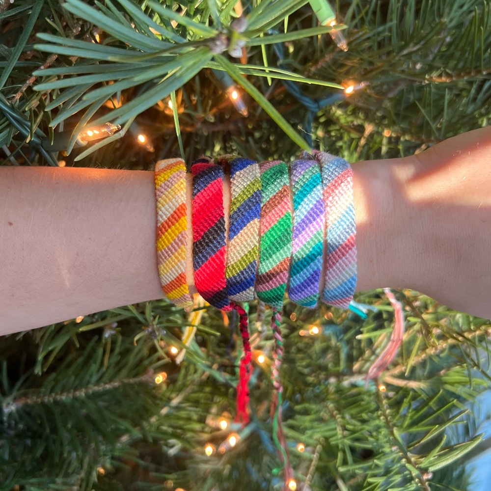 CUSTOM, Handmade Chevron Bracelets